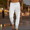 Breathable Linen Drawstring Joggers