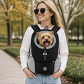 Breathable Mesh & Ergonomic Padded Dog Carrier Backpack (Removable Base)