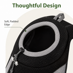 Breathable Mesh & Ergonomic Padded Dog Carrier Backpack (Removable Base)