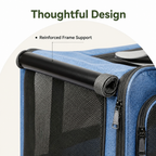 Breathable Mesh & Foldable Airline-Approved Travel Carrier