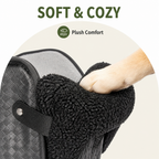 Breathable mesh & safety harness dog car seat