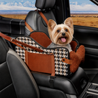 Breathable mesh & safety harness dog car seat