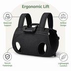Breathable Oxford cloth & padded straps dog carrier backpack