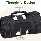 Breathable Oxford cloth & padded straps dog carrier backpack