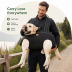 Breathable Oxford cloth & padded straps dog carrier backpack