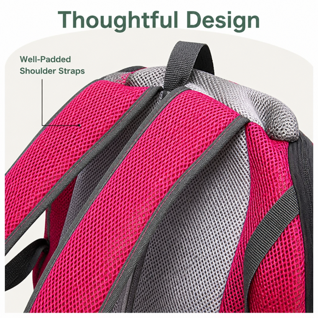 Breathable Padded Hands-Free Backpack Carrier