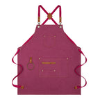 Canvas Sleeveless Apron, Waterproof and Oil-Proof Cotton Canvas