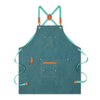 Canvas Sleeveless Apron, Waterproof and Oil-Proof Cotton Canvas
