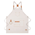 Canvas Sleeveless Apron, Waterproof and Oil-Proof Cotton Canvas