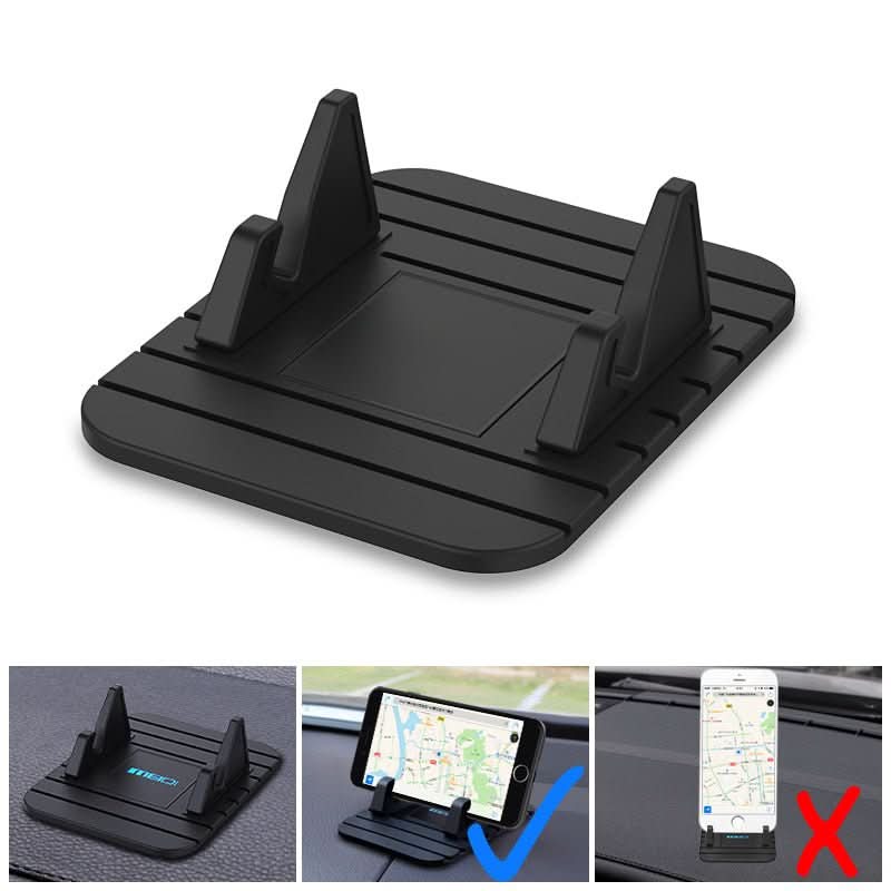 Car phone holder | Dashboard mount | Anti-slip silicone base | GripMate