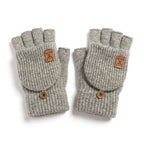 Cashmere Convertible Mittens Fingerless Knit Touchscreen Hand Warmers