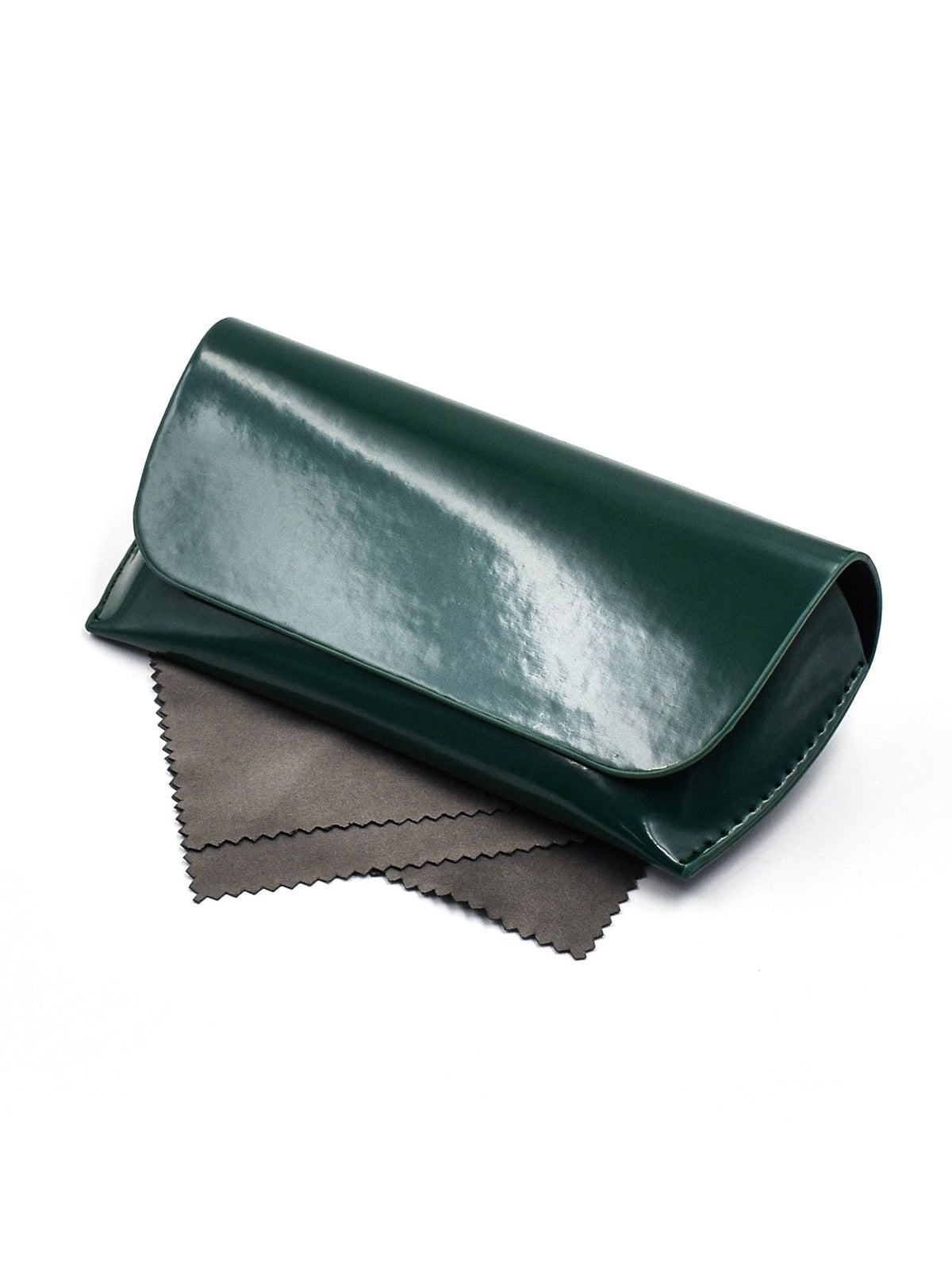 Chic Patent Leather Eyewear Case