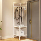 Corner Hall Tree Coat Rack Stand | Entryway Organiser & Clothes Storage