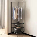 Corner Hall Tree Coat Rack Stand | Entryway Organiser & Clothes Storage