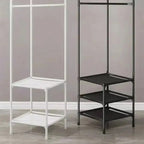 Corner Hall Tree Coat Rack Stand | Entryway Organiser & Clothes Storage