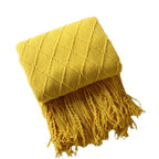 Cosy Knitted Throw Blanket