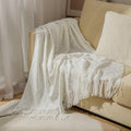 Cosy Knitted Throw Blanket