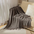 Cosy Knitted Throw Blanket