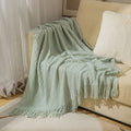 Cosy Knitted Throw Blanket
