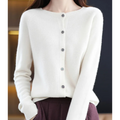 Cosy Merino Cashmere Blend Button Cardigan