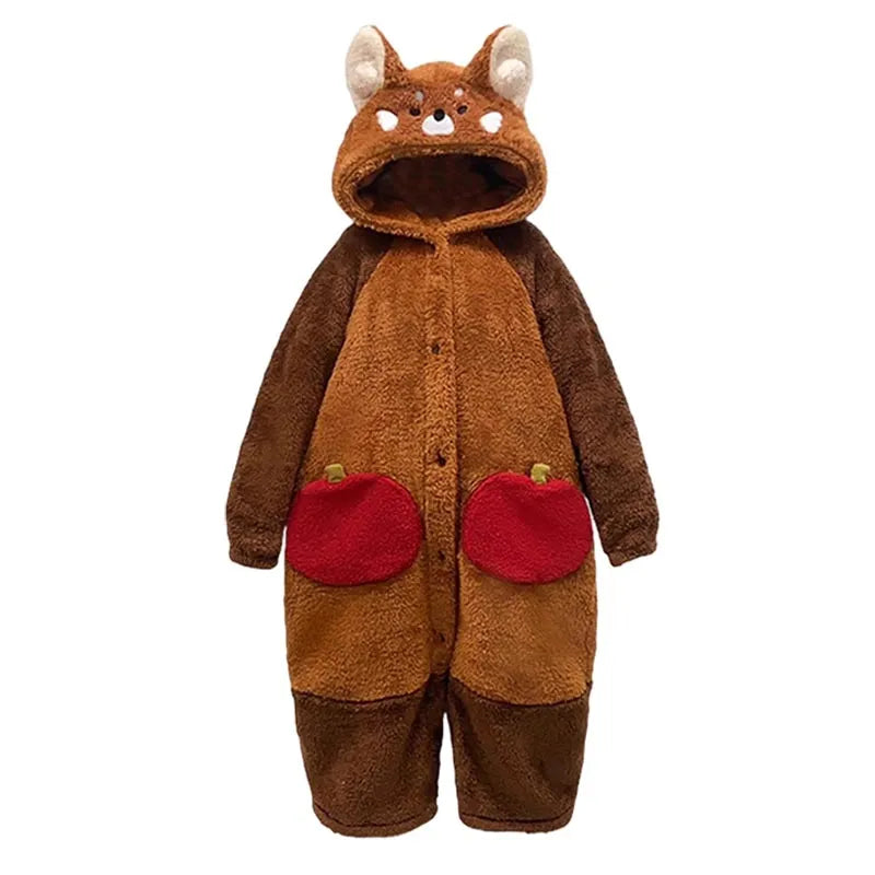 Cosy Pyjama Set for Comfortable Sleep All Night - Red Panda Design