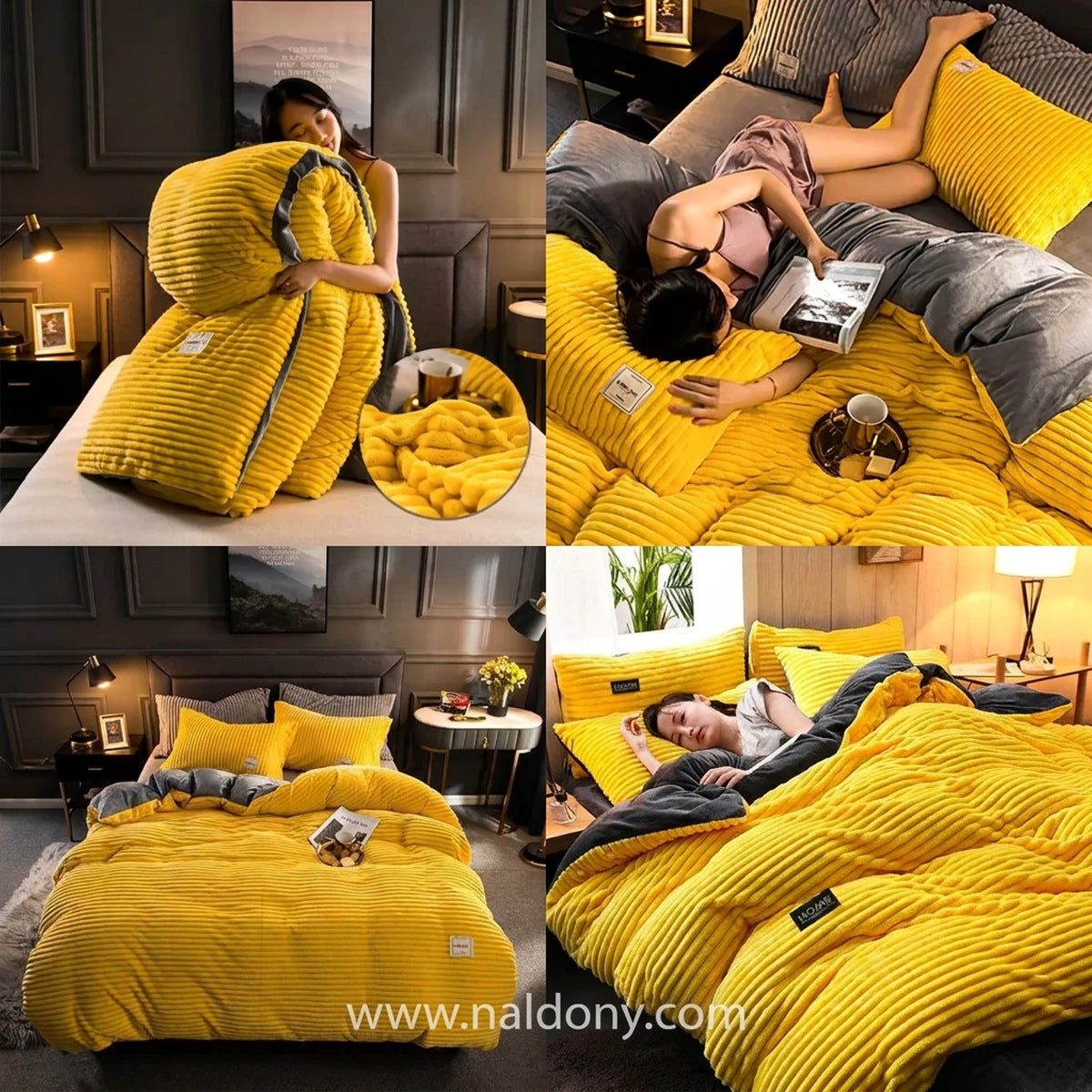 Cosy Velvet Fleece Duvet Cover | Extra Warm for Cold Nights