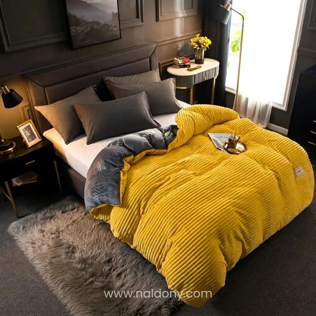 Cosy Velvet Fleece Duvet Cover | Extra Warm for Cold Nights