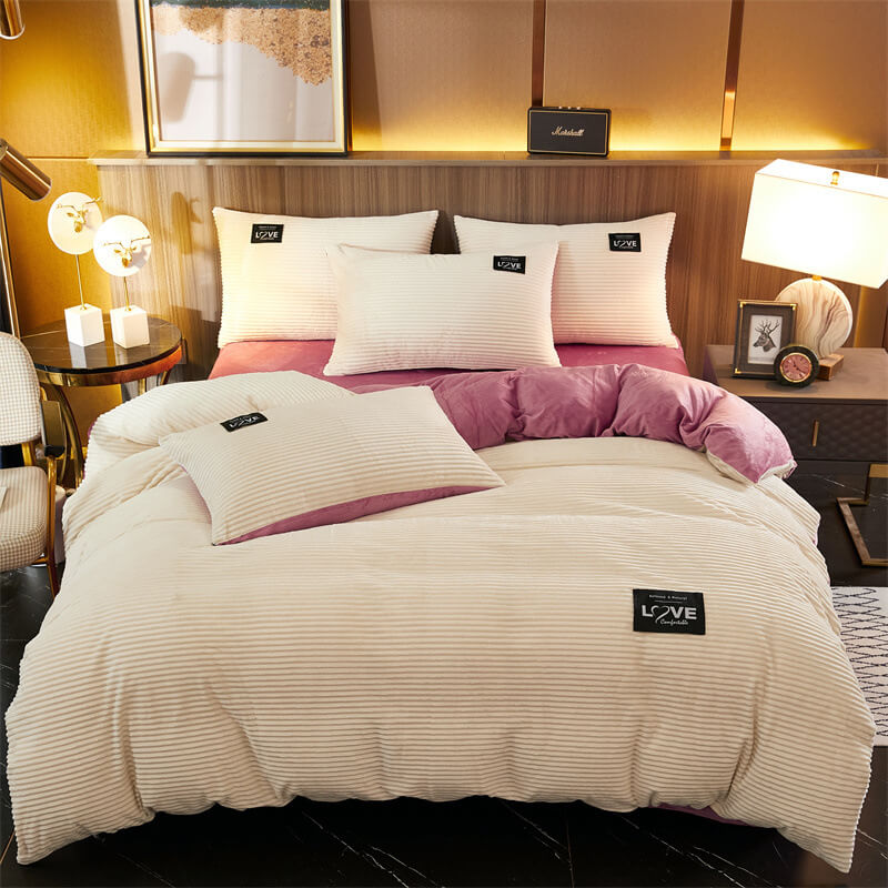 Cosy Velvet Fleece Duvet Cover | Extra Warm for Cold Nights