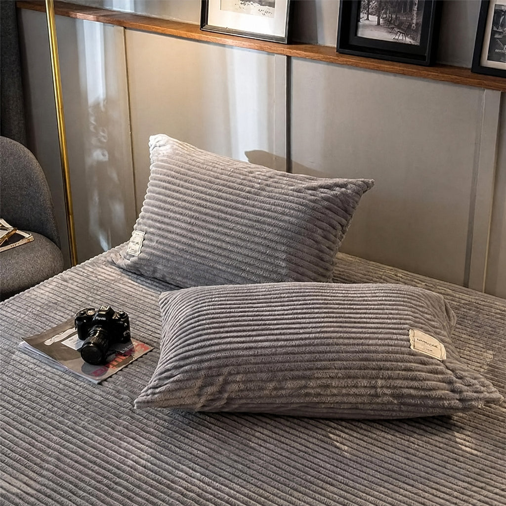 Cosy Velvet Fleece Duvet Cover | Extra Warm for Cold Nights