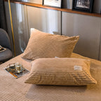 Cosy Velvet Fleece Duvet Cover | Extra Warm for Cold Nights