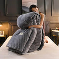 Cosy Velvet Fleece Duvet Cover | Extra Warm for Cold Nights