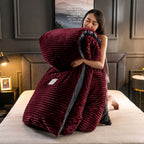 Cosy Velvet Fleece Duvet Cover | Extra Warm for Cold Nights