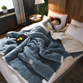 Cosy Winter Blanket | Soft Velvet & Lambswool | Machine Washable | Ideal for Autumn & Winter