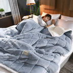 Cosy Winter Blanket | Soft Velvet & Lambswool | Machine Washable | Ideal for Autumn & Winter