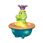 Crocodile Fountain Bath Toy with Pictured Spray Toppers
