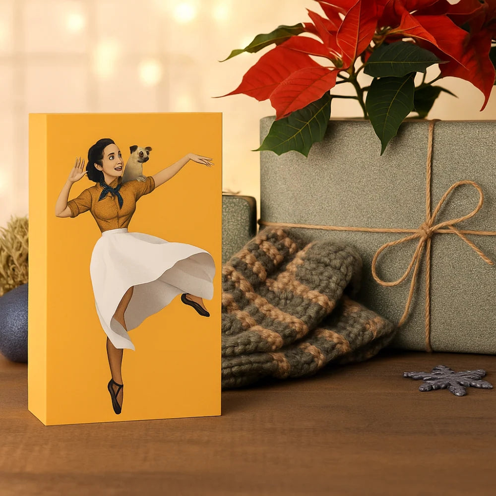 Decorative Tissue Box Cover - Novelty Dancer Design - Fun Home & Office Decor