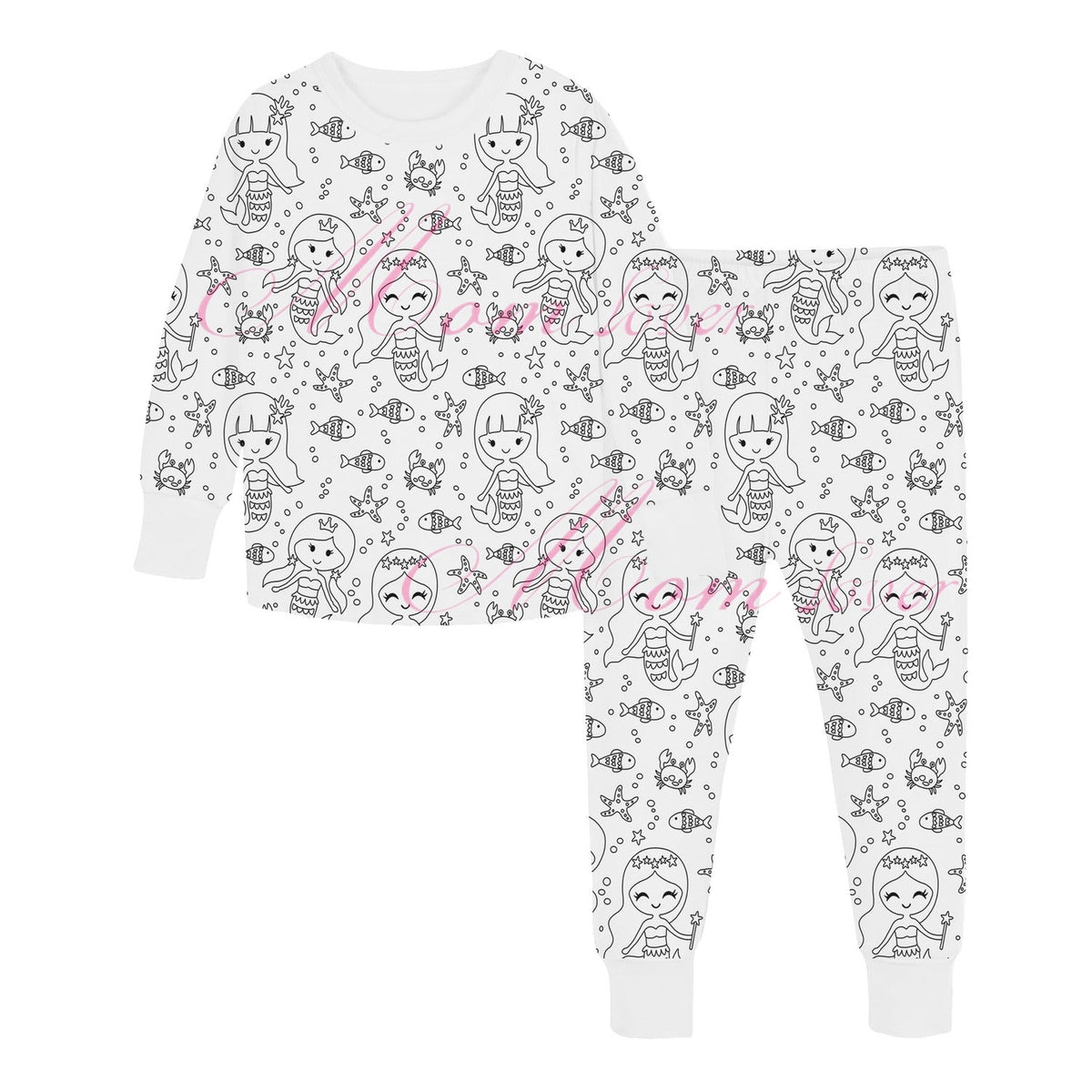DIY Colour-In Pyjama Set for Kids – 8 Patterns to Personalise