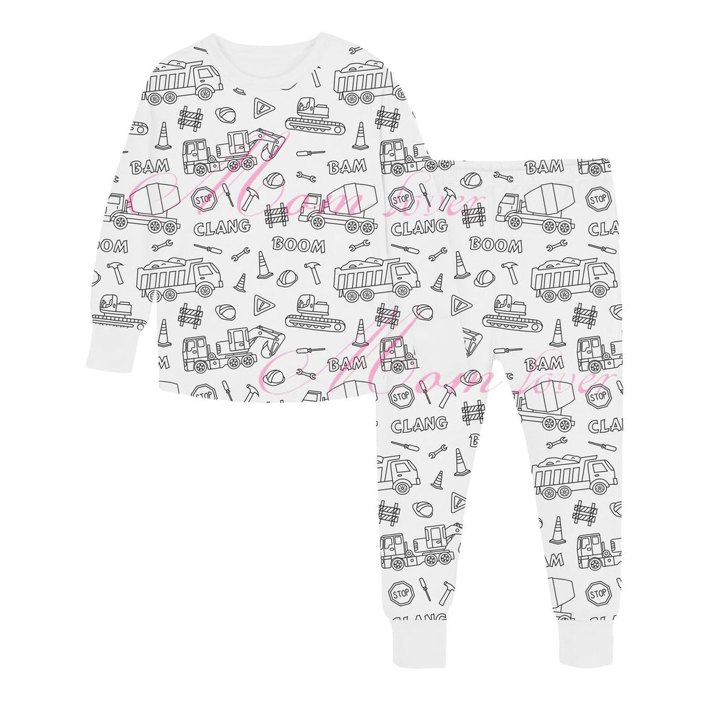 DIY Colour-In Pyjama Set for Kids – 8 Patterns to Personalise