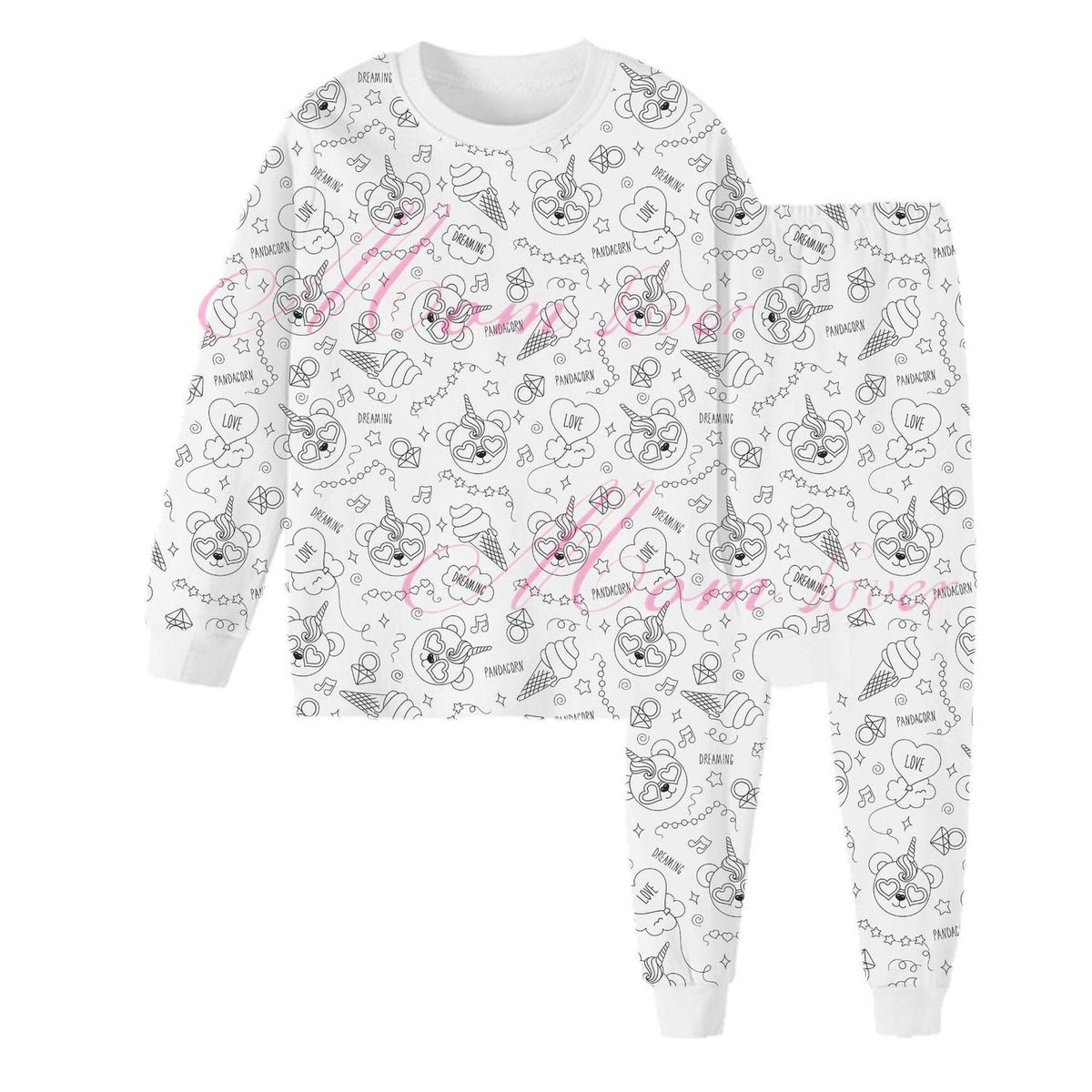 DIY Colour-In Pyjama Set for Kids – 8 Patterns to Personalise