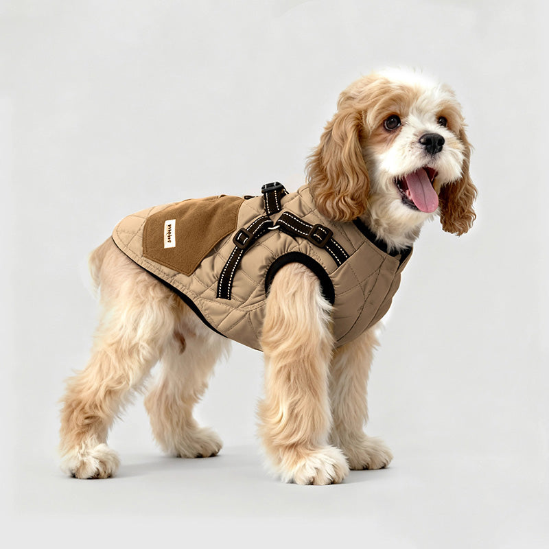 Dog 3-in-1 Winter Coat with Integrated Harness