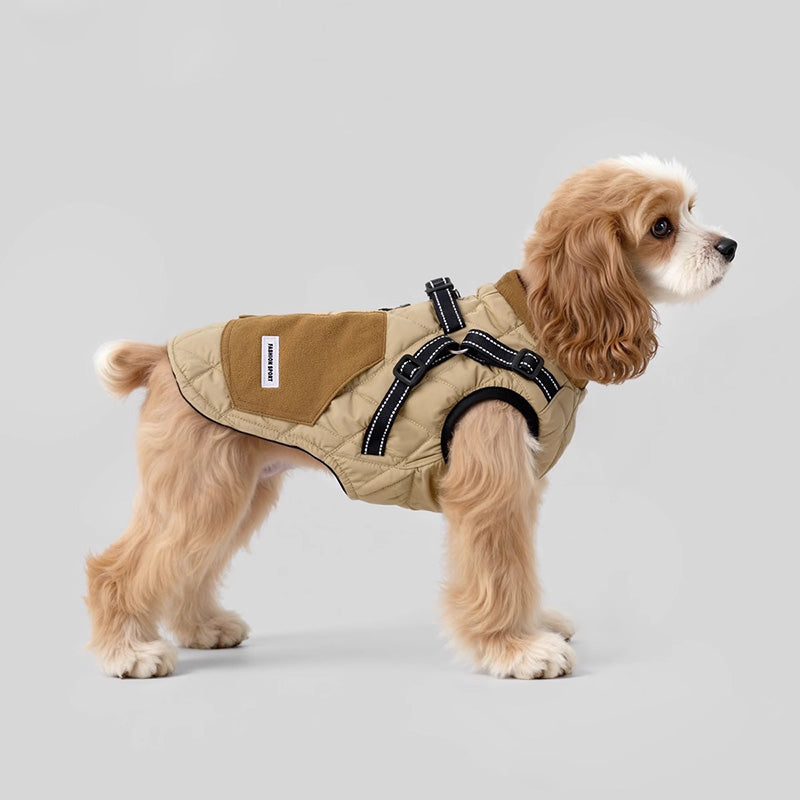 Dog 3-in-1 Winter Coat with Integrated Harness