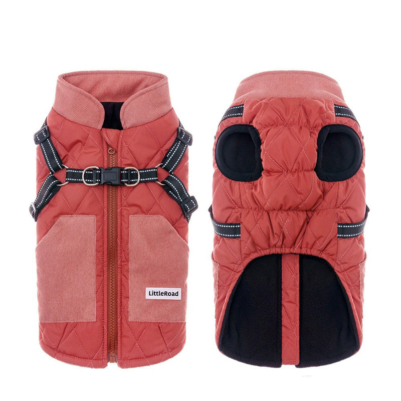 Dog 3-in-1 Winter Coat with Integrated Harness