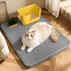 Double-Layer Waterproof & Non-Slip Litter Mat