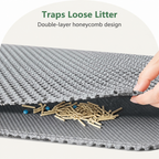 Double-Layer Waterproof & Non-Slip Litter Mat