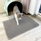 Double-Layer Waterproof & Non-Slip Litter Mat