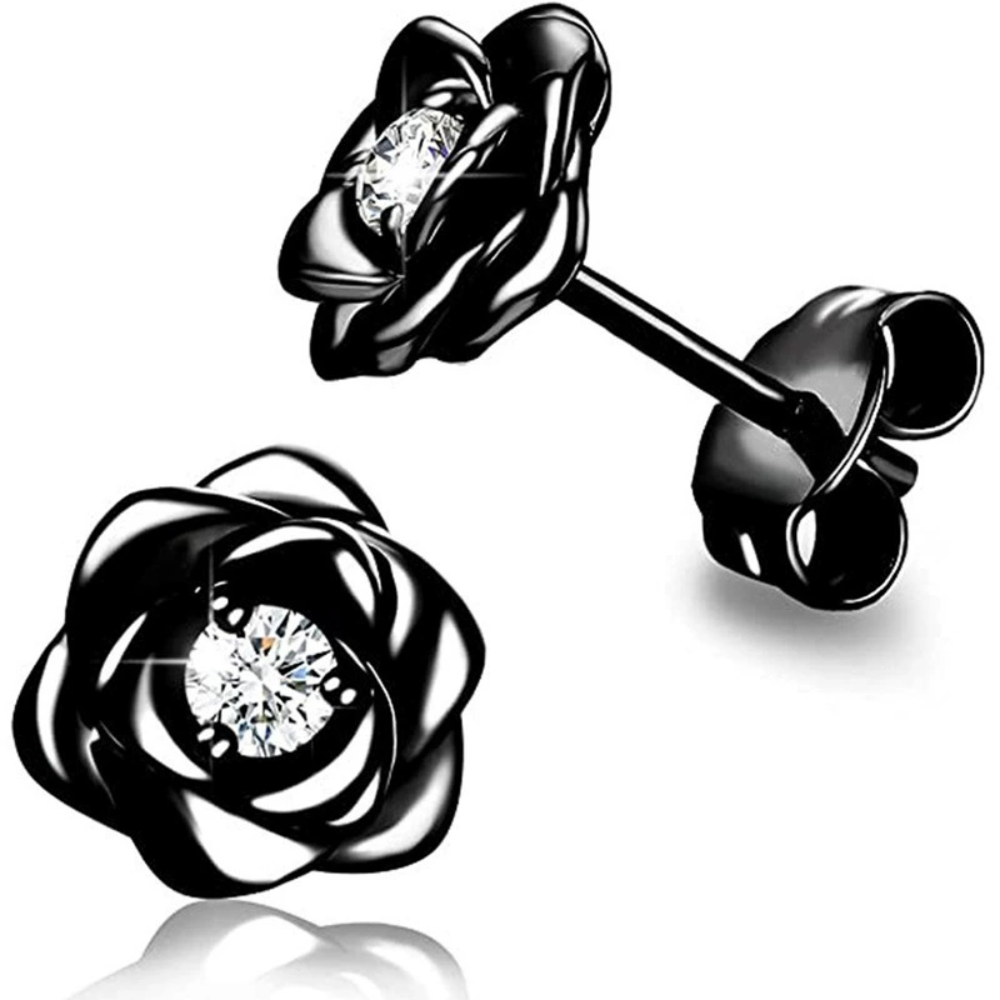 Earrings Mother's Day Gift Gold Birthstone Flower Stud Jewellery