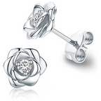 Earrings Mother's Day Gift Gold Birthstone Flower Stud Jewellery