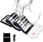 Electronic Piano Keyboard 49 Keys, Portable Piano Keyboard with Speaker, Roll Up Piano for Beginners and Kids