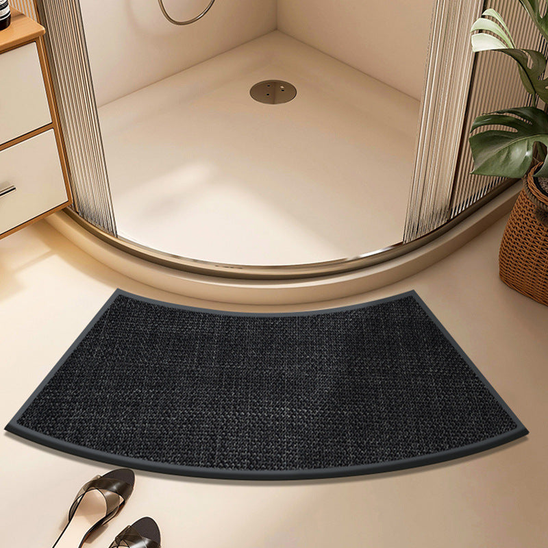Elegant Crescent Shower Mat