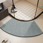 Elegant Crescent Shower Mat